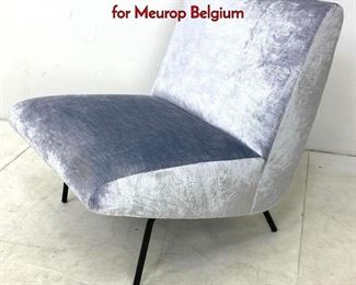 Lot 328 PIERRE GAURICHE Slipper Lounge Chair for Meurop Belgium