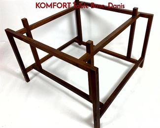 Lot 329 Rosewood HENNING NORGAARD for KOMFORT Table Base. Danis