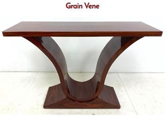 Lot 338 Art Deco Style Console Hall Sofa Table. Nice Grain Vene