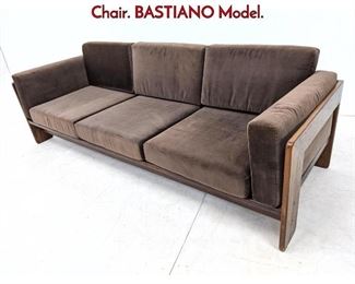 Lot 368 TOBIO SCARPA for STENDIG Couch Chair. BASTIANO Model.