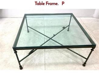 Lot 408 Large ILANA GOOR Style Coffee Cocktail Table Frame. P