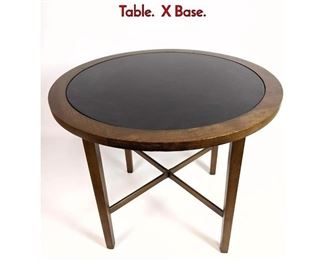 Lot 450 PAUL MCCOBB Perimeter Group Side Table. X Base.