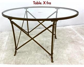 Lot 574 Contemporary Regency Style Coffee Cocktail Table. X fra