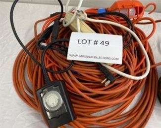 Lot of extension cords