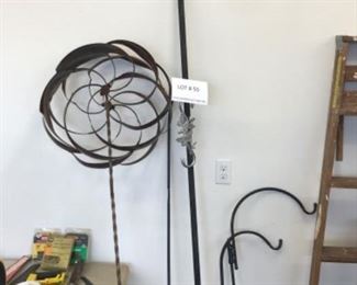 Garden decor and Shepard hooks