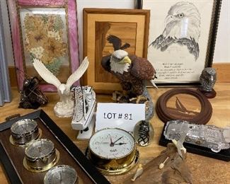 lot of decorative items