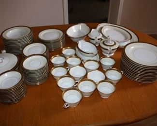 #33     94 Pieces Vintage Noritake GoldKin China No Cracks or Chips.   