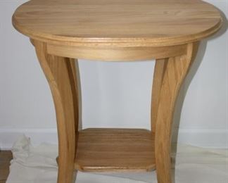 #82  Solid Oak End Table.    