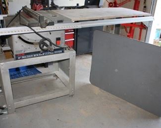 #84  Ryobi BT3000 10 inch Precision Benchtop Cutting System. Includes side table extension.                  