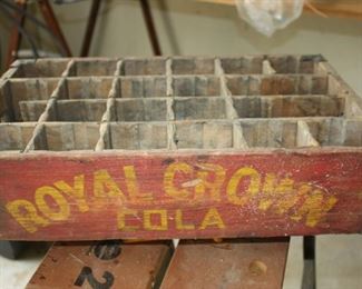 #117  Antique Royal Crown Cola, RC Crate.  Early Crate   