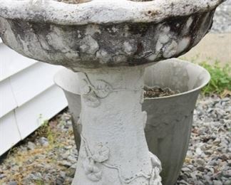  Concrete Bird Bath          