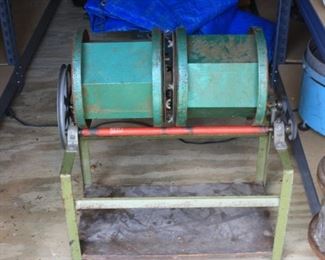 #119  Vintage Belt driven Rock Tumbler            