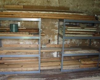 There are 3 of these 5 ft.  HD shelves  