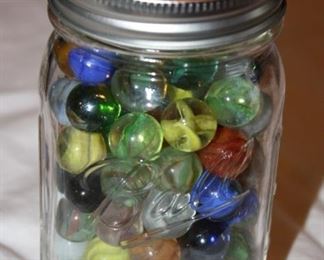 117d.     Approximately 120 Vintage Marbles       