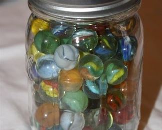 117c.     Approximately 120  Vintage Marbles         