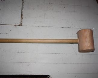 Large 30 inch wooden Mallet