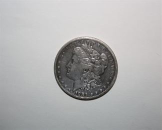 1881 Morgan Silver Dollar