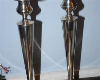 Sterling Silver Candle Holders