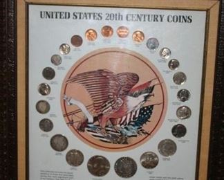 United States 20th Century Coin Collection with 1884 Morgan Silver Dollar