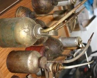 Nice Collection of Vintage Oil Cans