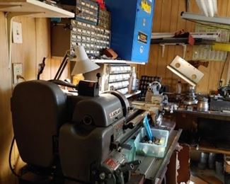 Item 3 Vintage Atlas Lathe with vintage base $1,000
