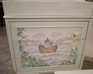 $125  Noah's Ark Baby Changing  Table