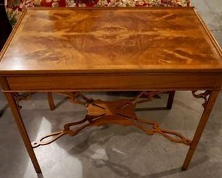 $125 Flame Mahogany Side Table 