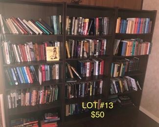 lot No. 13 Includes lots of books