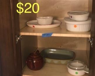 lot No.22 includes Pyrex and more