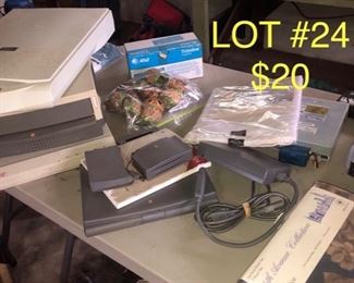 lot No.24 Includes a vintage Apple Computer products