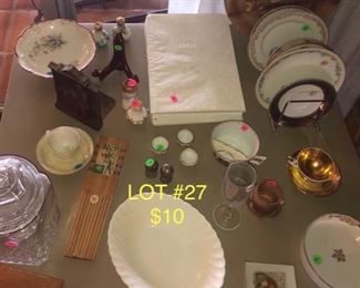 lot No. 27 Includes antique ceramic and porcelain as well as other collectible items