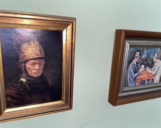 4”x5” Rembrandt print $10
4”x5” Cezanne $10