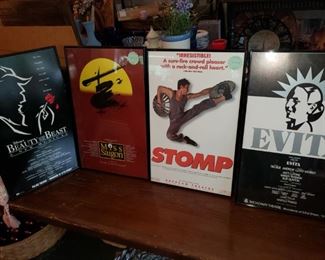Broadway Posters $15 each
Beauty and the Beast-$8 no glass