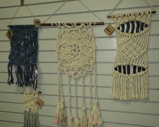 Macrame- Blue-$15
Small-$9
Tassel-$17
2Tone-$17