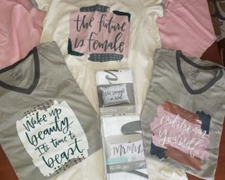 Ladies Sleep Shirts-$15 Only have S/M
The Snuggle is  Real-$6 Single pillow Case
Mr & Mrs.-$13 pair of pillowcases