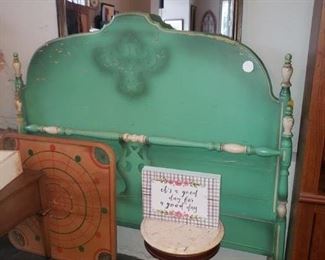 Full Size Chippy Bed-$100
Game Board-$20-SOLD
Marble Top Paino Stool-$150
It's a Good Day for a Good Day-$15