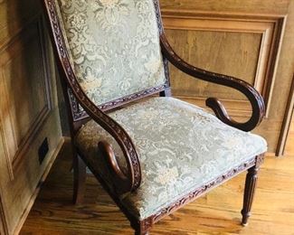 SET of Stunning Fairfield arm chairs priced @ $850.00 for the PAIR measuring 41 inches tall x 25 inches wide x 25 inches deep