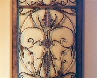 Metal wall art priced at $54.00 measuring 25 inches wide x 39 inches tall