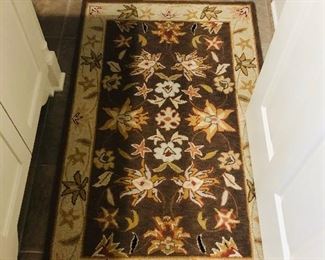 Brown 2.5x4.5 inch area rug $42.00
