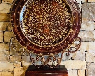 Metal table art/centerpiece priced at $58.00 and measuring 32 inches tall x 22 inches wide