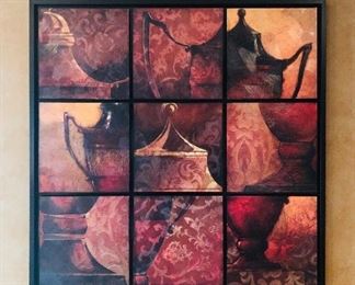 Wall art $95.00 measuring 39.5 inches square