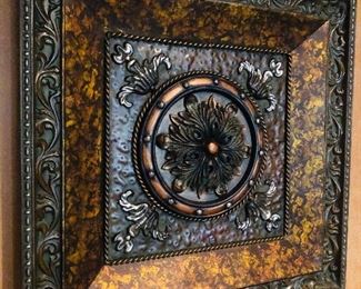 Bombay Company metal wall art $58.00 measuring 24 inches square