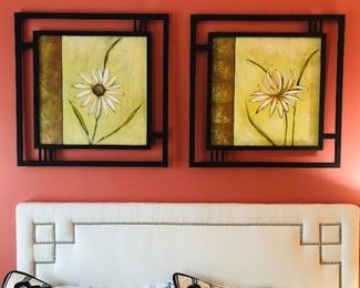 PAIR of floral pictures $79.00