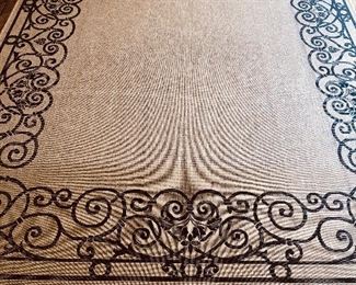 Outdoor rug $90 measuring 8 x 10ft.