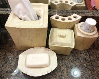 5 piece bathroom set $54.00