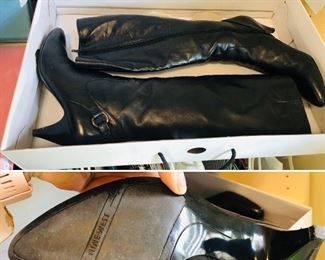 Size 8 black Nine West boots $36.00
