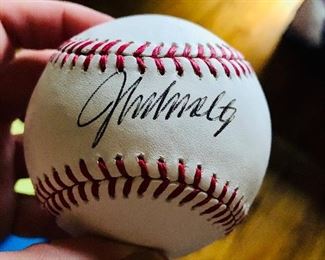 John Smoltz signed baseball $30.00