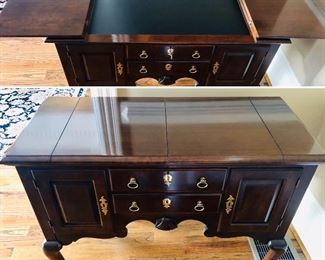 Pennsylvania House Queen Anne style fold out buffet server $385.00 measuring 18 inches wide x 40 inches long and 32 inches tall
