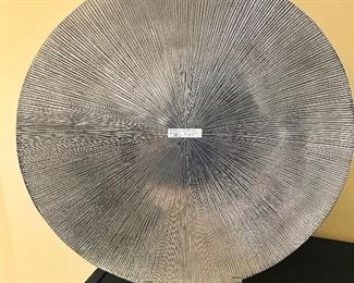 Made in India silver decorative platter w/ stand $29.00