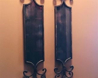 SET of Uttermost decorative antiqued mirrors $160.00 for the PAIR